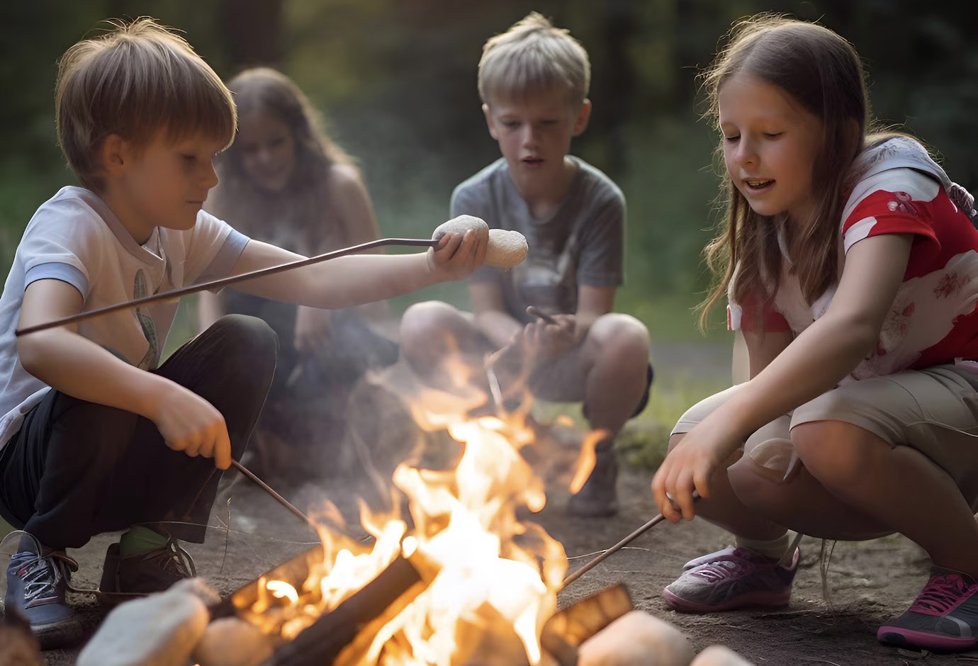 children-are-roasting-marshmallows-bonfire-forest_1142-41016copy image